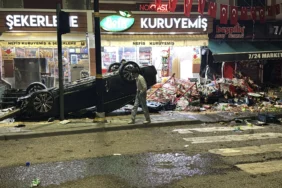 Sivas8217ta-Dehset-Veren-Kaza-Otomobil-Is-Yerlerine-Carpti-Devrildi-featured